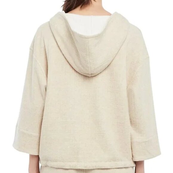 NWT Theory Drawstring Hooded Sweatshirt Size L - Picture 2 of 13